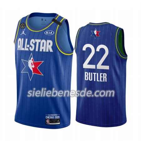 Herren NBA Miami Heat Trikot Jimmy Butler 22 2020 All-Star Jordan Brand Blau Swingman